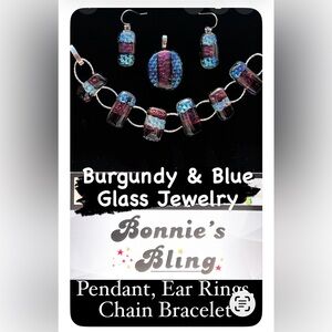 Bonnie’s Bling One Of A Kind Fused Glass Jewelry and Accessories to Wear.